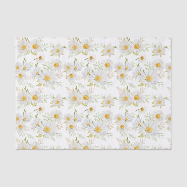 Decoupage Daisy Floral Blume Seidenpapier (Vorderseite)