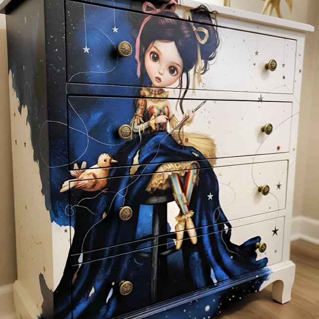 Decoupage Dark Circus Doll Seidenpapier (Von Creator hochgeladen)