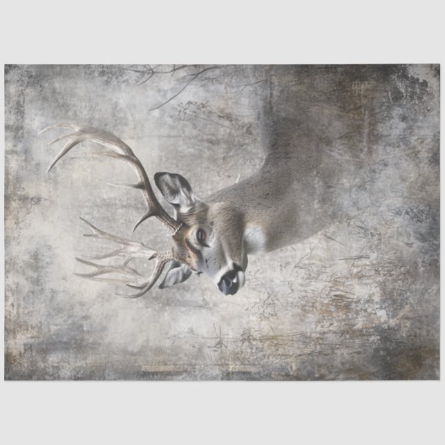 Decoupage Deer Hunters Dream Majestic Wildlife Seidenpapier (Vorderseite)