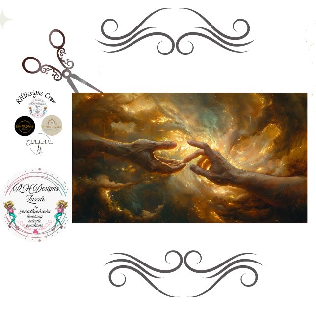 Decoupage Devine Connection Creation Faith Based Seidenpapier (Von Creator hochgeladen)