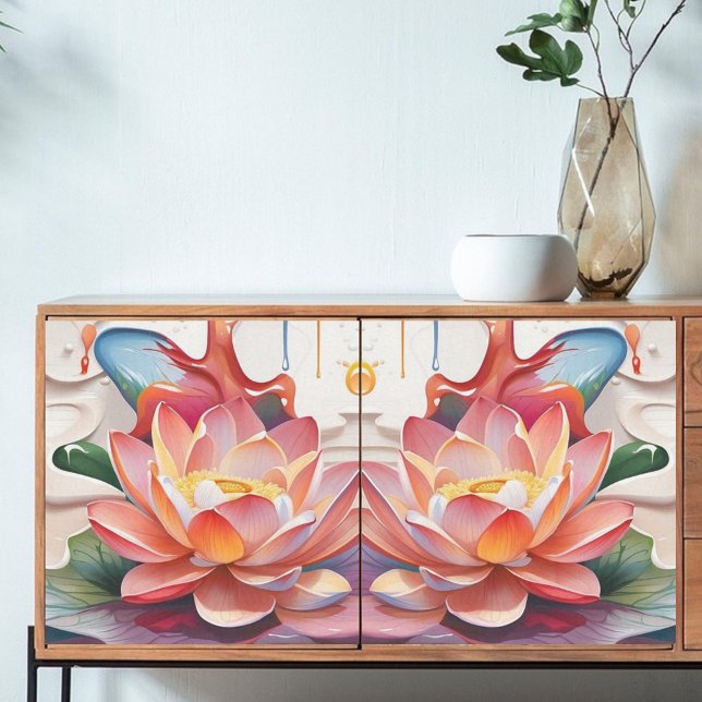 Decoupage Driving Lotus Art Seidenpapier (Von Creator hochgeladen)