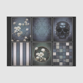 Decoupage/Ephemera Sheet Vitnage Gothic Style  Seidenpapier