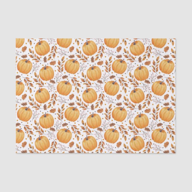 Decoupage Erntedank Pumpkins Seidenpapier (Vorderseite)