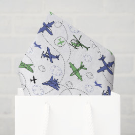 Decoupage Flugzeug Aircraft Seidenpapier