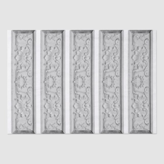Decoupage French Frieze Palmette Scroll Möbel Seidenpapier (Vorderseite)