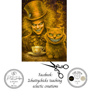 Decoupage Golden Tea Magier Unartiger Kater Seidenpapier