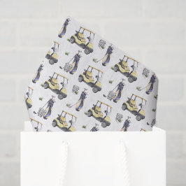 Decoupage Golf Birthday Party Seidenpapier