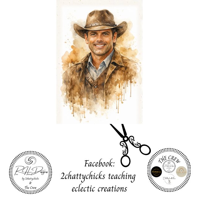 Decoupage Good Sherriff Clay Boone  Seidenpapier (Von Creator hochgeladen)