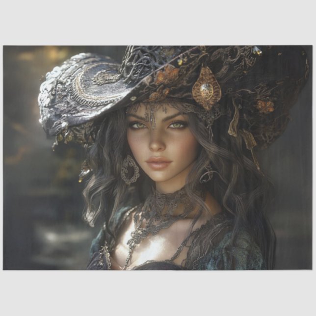 Decoupage Gothic Elegance Seidenpapier (Vorderseite)