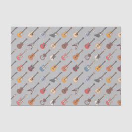 Decoupage Guitar Birthday Party Seidenpapier