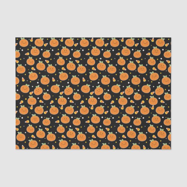 Decoupage Halloween Pumpkin Seidenpapier (Vorderseite)