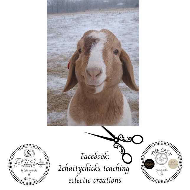 Decoupage Jerry Goat  Seidenpapier (Von Creator hochgeladen)