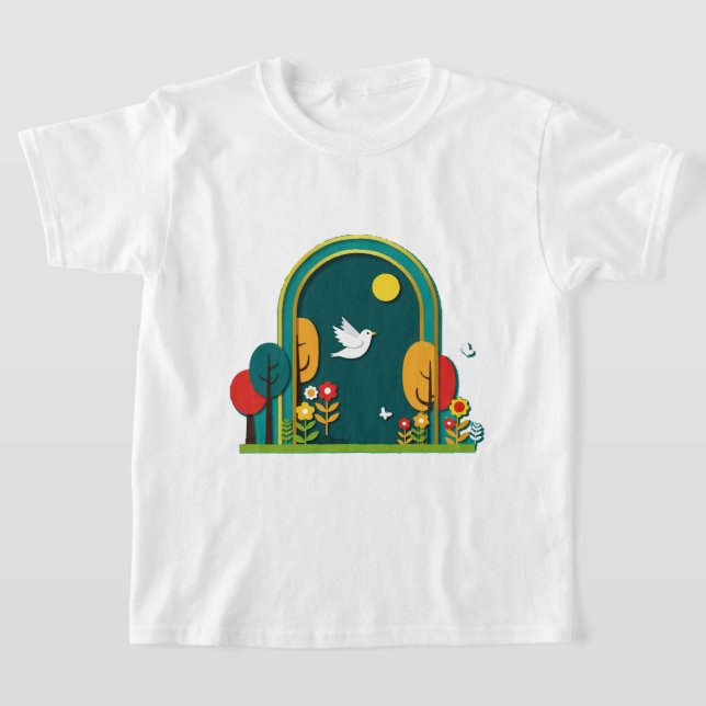 Decoupage-like digital work T-Shirt (Ablage )