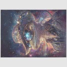 Decoupage Lizard Cosmic Patterns Stardust Seidenpapier