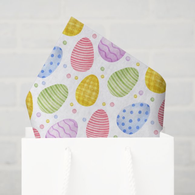 Decoupage Ostereier Seidenpapier (Geschenktüte)