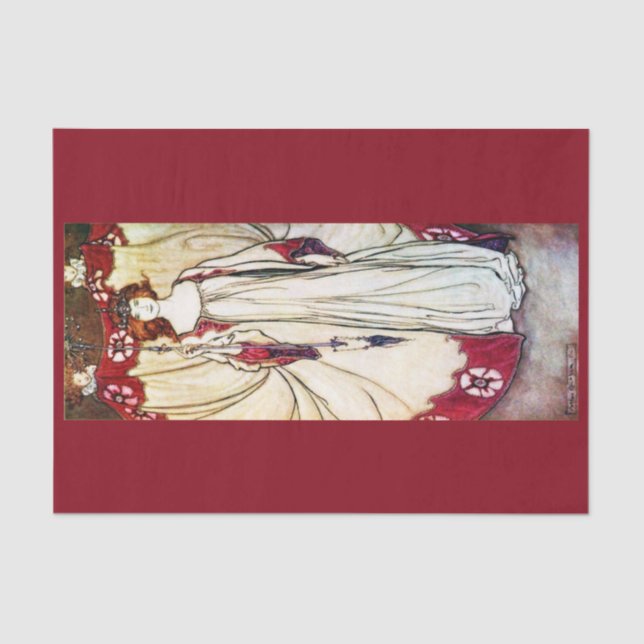 Decoupage Paper 10"x15" - Arthur Rackham 10 Seidenpapier (Vorderseite)