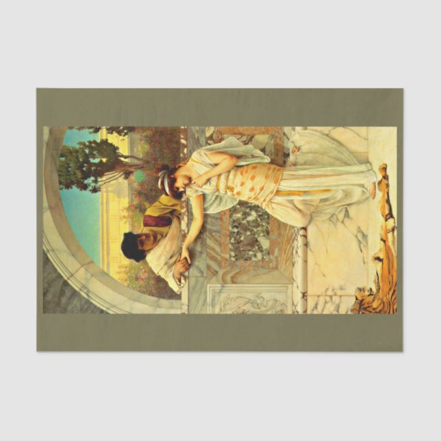 Decoupage Paper 10"x15" - John William Godward 4 Seidenpapier (Vorderseite)