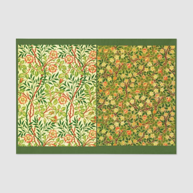Decoupage Paper 10"x15" - William Morris 13 Seidenpapier (Vorderseite)