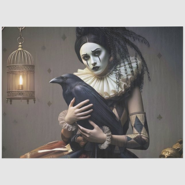 decoupage paper dark fantasy seidenpapier (Vorderseite)