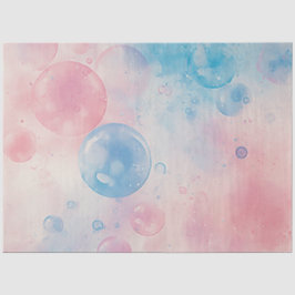 Decoupage Pastel Bubbles Koordinieren Hintergrund Seidenpapier