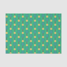 Decoupage Pickleball Birthday Party Green Seidenpapier