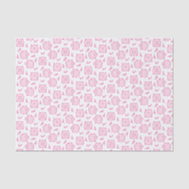 Decoupage Pig Birthday Party Pink Seidenpapier