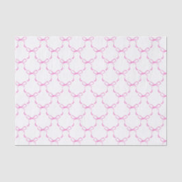 Decoupage Pink Ribbon Bows Birthday Party Seidenpapier