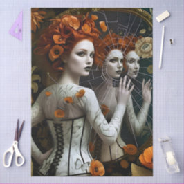 Decoupage Poetic Gothic Motifs Seidenpapier