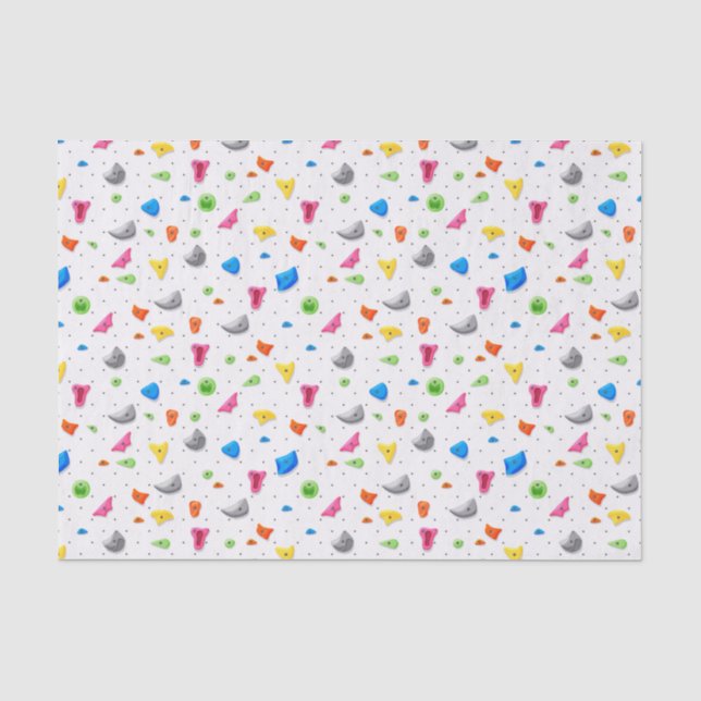 Decoupage Rock Wall Climb Party Seidenpapier (Vorderseite)
