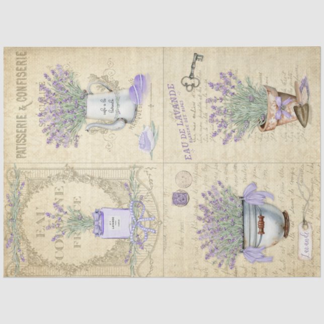 Decoupage Seidenpapier (Vorderseite)