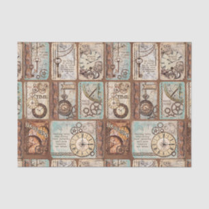 Decoupage-Seidenpapier - Die Reise Durch Die Zeit Seidenpapier