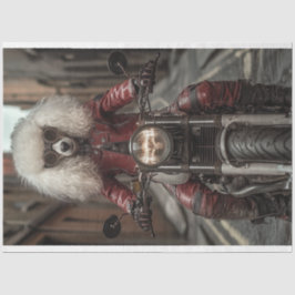 Decoupage Steampunk Standard Poodle Biker Seidenpapier