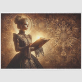 Decoupage Tissue Gothic Viktorianisch Lady Seidenpapier