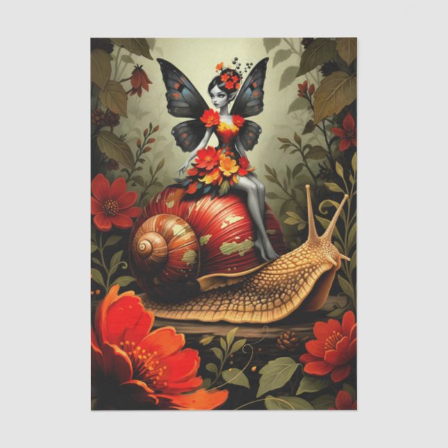Decoupage Tissue Paper Fairy Seidenpapier (Vorderseite)