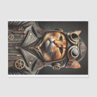 decoupage tissue paper , steampunk seidenpapier