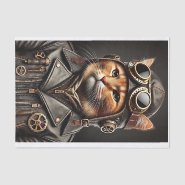 decoupage tissue paper , steampunk seidenpapier (Vorderseite)