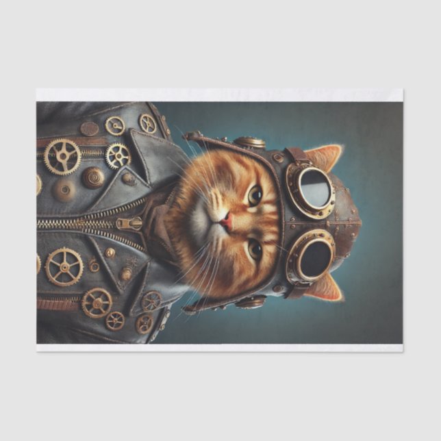 decoupage tissue paper , steampunk seidenpapier (Vorderseite)