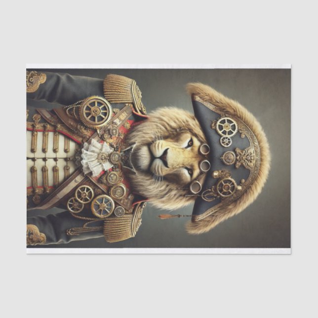 decoupage tissue paper , steampunk seidenpapier (Vorderseite)