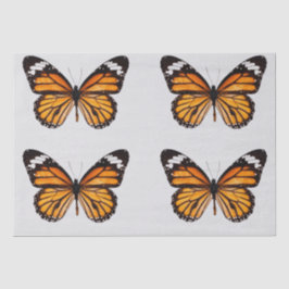 DECOUPAGE TISSUPAPIER : MONARCH-BUTTERFLY SEIDENPAPIER