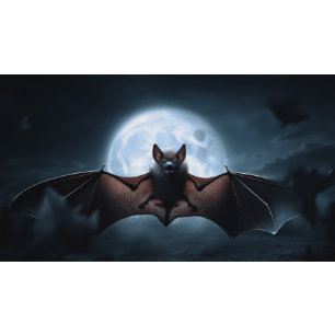 Decoupage Vampire Gothic Bat Moon Seidenpapier