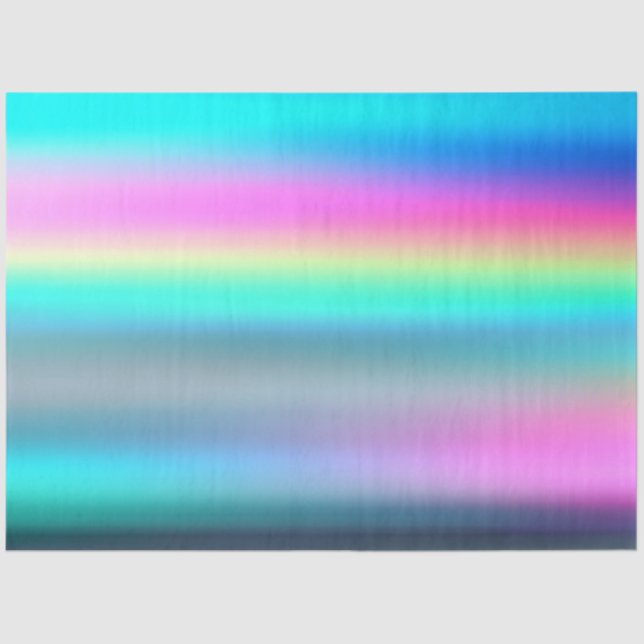 Decoupage Vibranent Gradient Color Green Pink Lila Seidenpapier (Vorderseite)