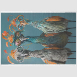 Decoupage Wackadoodle Bridge Playing Birnen Seidenpapier