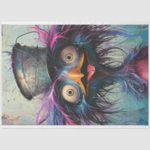 Decoupage Wackadoodle Urban Bird Seidenpapier