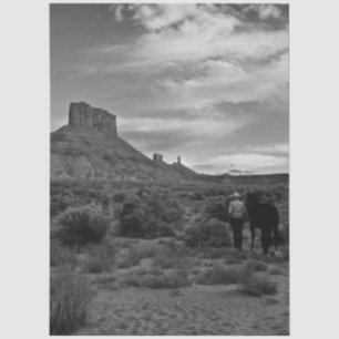 Decoupage Western Solitude Lisa Chappell Seidenpapier