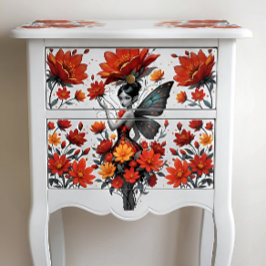 Decoupage Whimsical Flower Fairy Seidenpapier