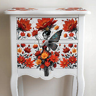 Decoupage Whimsical Flower Fairy Seidenpapier