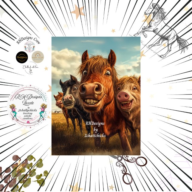 Decoupage Whimsical Funny Animal Pose Seidenpapier (Von Creator hochgeladen)