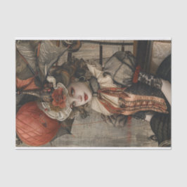 Decoupage Whimsical Gadget Galore Steampunk Girl Seidenpapier