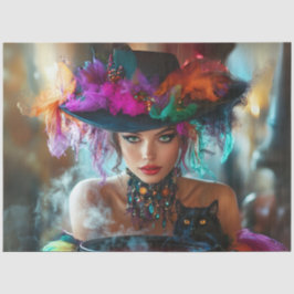 Decoupage Whimsical Magical Good Hexe Tissue Pap Seidenpapier