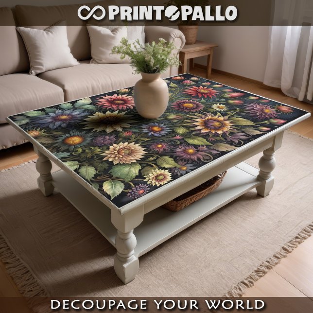 Decoupage - Zaubernde Blume - Seidenpapier (Von Creator hochgeladen)